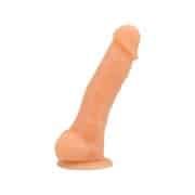 N12026 Loving Joy 7 Inch Realistic Dildo With Suction Cup And Balls Vanilla 1